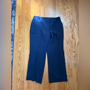 Talbots Navy Wide-Leg “Easy Travel” Pants